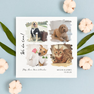 Unieke 4 foto's die we ook doen Honden Honden Huwe Servet