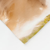 Unieke 5 Foto Collage Eenvoudig Wit Fleece Deken (Hoek)