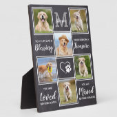 Unieke 6-fotocollage op maat fotoplaat (Zijkant)