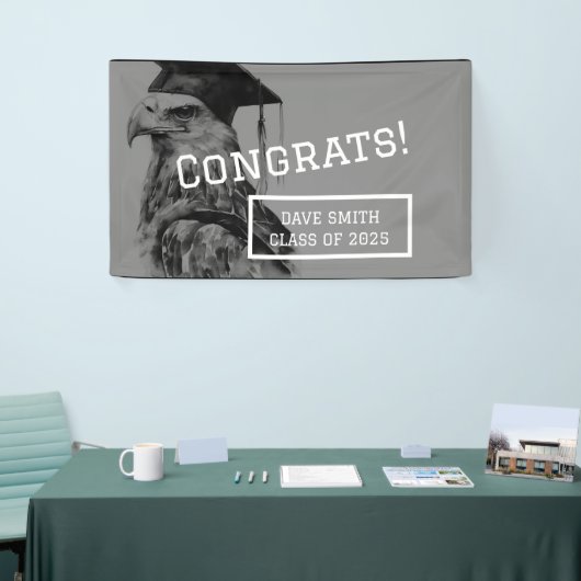 Unieke aangepaste afstudeerpartijbanner spandoek (Beurs)