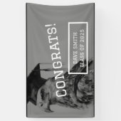 Unieke aangepaste afstudeerpartijbanner spandoek (Verticaal)