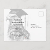 Unieke Aangepaste Afstuderen Aankondiging Briefkaa (Achterkant)