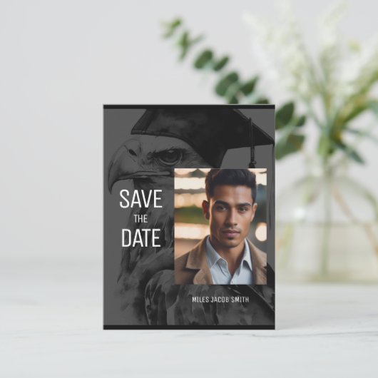 Unieke Aangepaste Afstuderen Aankondiging Briefkaa (Staand voorkant)