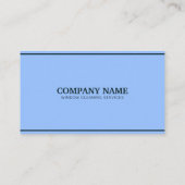 Unieke aangepaste blauwe vensterreiniging visitekaartje (Achterkant)