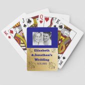 Unieke aangepaste bruiloft voor deck speelkaarten (Achterkant)