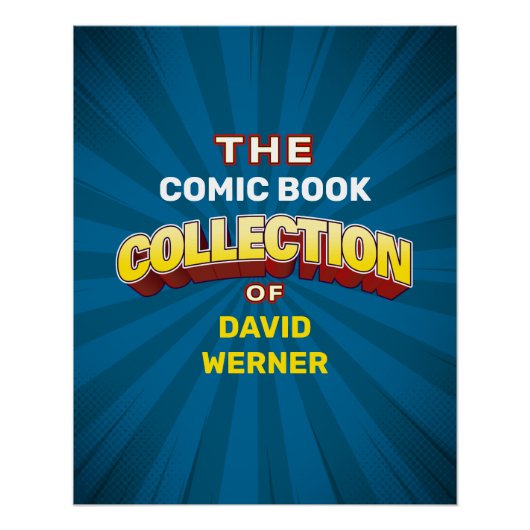 Unieke aangepaste collector perfect poster (Voorkant)