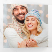 Unieke aangepaste foto Chanoeka Kaarten Roze (Binnenzijde eerst)