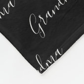 Unieke, aangepaste foto- en tekstweergave op maat fleece deken (Hoek)