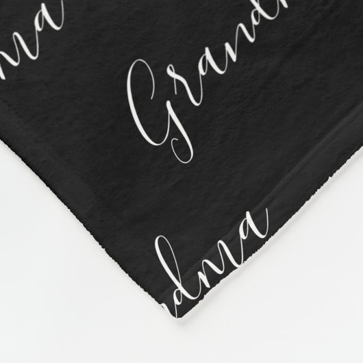 Unieke, aangepaste foto- en tekstweergave op maat fleece deken (Hoek)