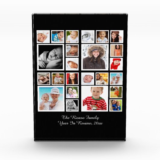 Unieke, aangepaste fotoCollage Fotoblokken (Voorkant)