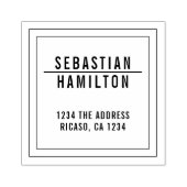 Unieke aangepaste gepersonaliseerde rubberstempel (Afrduk)