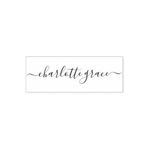 Unieke aangepaste handtekening op maat  zelfinktende stempel