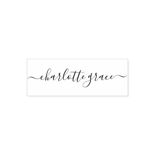 Unieke aangepaste handtekening op maat  zelfinktende stempel (Design)