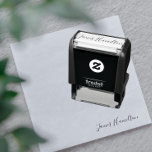 Unieke aangepaste handtekening op maat  zelfinktende stempel<br><div class="desc">Easy creëer is een gepersonaliseerde handmatige zelfinsluitende rubberstempel - ideaal voor bedrijven of plezier - STAMPS uit Ricaso</div>
