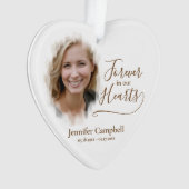 Unieke aangepaste Klassieke foto Memorial Ornament (voorkant)