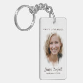Unieke aangepaste Klassieke foto Memorial Sleutelhanger (Voorkant Links)