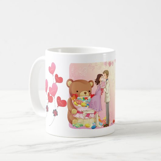 unieke aangepaste mok (Voorkant links)