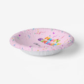 Unieke aangepaste papieren schaal voor verjaardags kommen (Gebogen)