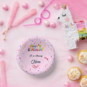 Unieke aangepaste papieren schaal voor verjaardags kommen (Feest)