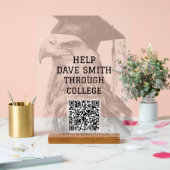 Unieke aangepaste QR-code Acrylteken Acryl Bord (Huwelijk)