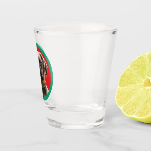 Unieke Aangepaste Stocking Stuffer Pet Hondenliefh Shot Glas (Rechts)