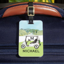 Unieke aangepaste winkelwagen met monogram naam ta