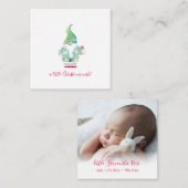 Unieke aankondiging van de geboorte van een minike (Voorkant / Achterkant)