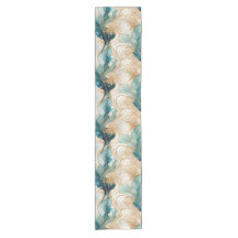 Unieke Abstracte alcoholinkt met gouden randjes