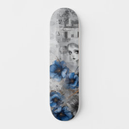 Unieke Abstracte Artistic Grunge Floral Schaats De Persoonlijk Skateboard