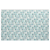 Unieke Abstracte blauwe kerstbomen Stof (Fat Quarter)