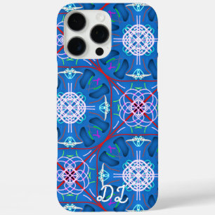 Unieke Abstracte gemarmerde vloeibaar en kleurrijk iPhone 16 Pro Max Hoesje