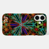 Unieke Abstracte gemarmerde vloeibaar en kleurrijk Case-Mate iPhone Case (Achterkant (horizontaal))