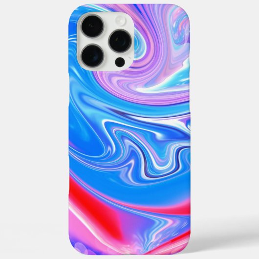 Unieke Abstracte gemarmerde vloeibaar en kleurrijk Case-Mate iPhone Case (Achterkant)