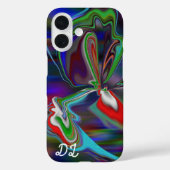 Unieke Abstracte gemarmerde vloeibaar en kleurrijk Case-Mate iPhone Case (Achterkant)