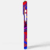 Unieke Abstracte gemarmerde vloeibaar en kleurrijk Case-Mate iPhone Case (Achterkant / Links)