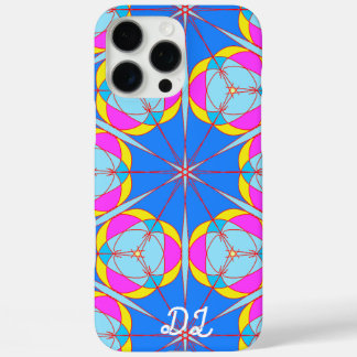 Unieke Abstracte gemarmerde vloeibaar en kleurrijk iPhone 16 Pro Max Hoesje