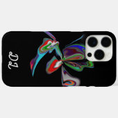 Unieke Abstracte Gemarmerde Vloeibare Olieverf Case-Mate iPhone Case (Achterkant (horizontaal))