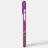 Unieke Abstracte gemarmerde vloeibare olieverf Case-Mate iPhone Case (Achterkant / Links)