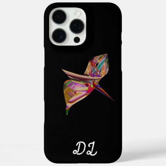 Unieke Abstracte gemarmerde vloeibare olieverf Case-Mate iPhone Case (Achterkant)