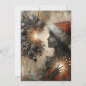 Unieke Abstracte Kerst Kaarten (Voorkant)