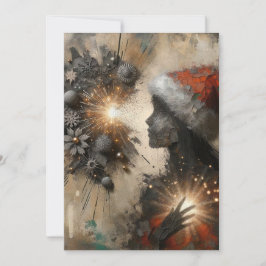 Unieke Abstracte Kerst Kaarten