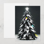 Unieke Abstracte Kerstkaarten Feestdagenkaart (Voorkant / Achterkant)
