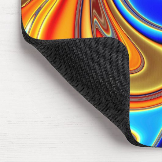 Unieke Abstracte kleurrijke marmeren vloeibare mou Muismat (Hoek)