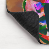 Unieke Abstracte kleurrijke marmeren vloeibare mou Muismat (Hoek)