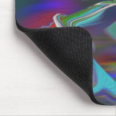 Unieke Abstracte kleurrijke marmeren vloeibare mou Muismat (Hoek)