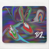 Unieke Abstracte kleurrijke marmeren vloeibare mou Muismat (Voorkant)