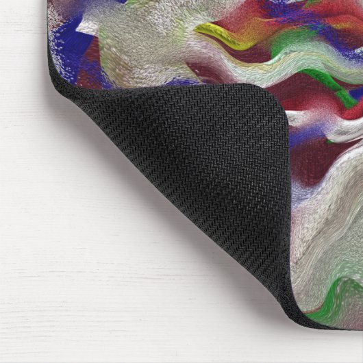 Unieke Abstracte kleurrijke marmeren vloeibare mou Muismat (Hoek)