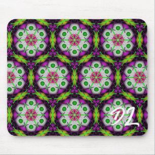 Unieke Abstracte Kleurrijke Symmetrie Mousepad Muismat