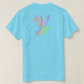 Unieke Abstracte Kunst T-Shirt (Design achterkant)
