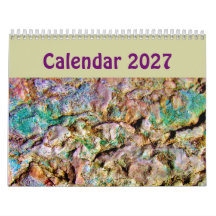 Unieke Abstracte Kunstkalender 2023 Achtergrond